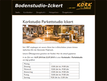 Tablet Screenshot of kork-ickert.de